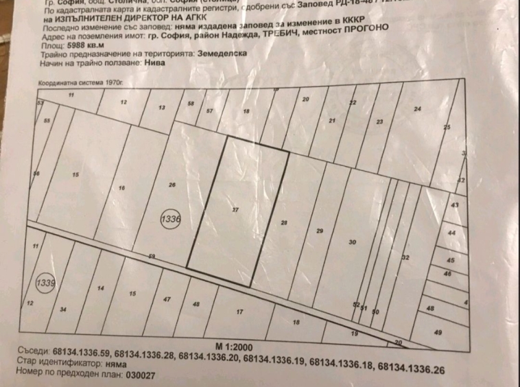 Земеделски имот в Нови Искър -  кв.м за 12725 €/дка - Снимка #1