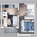 Двустаен апартамент в София, Център - 57 кв.м за 1031 €/кв.м - Снимка #1