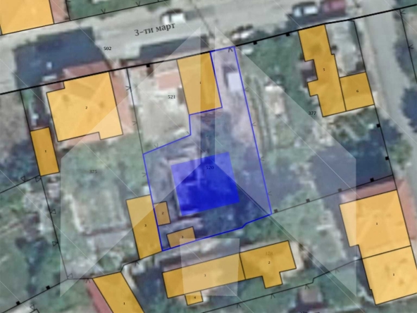 Парцел в Нови пазар - 415 кв.м за 61 €/кв.м - Снимка #1