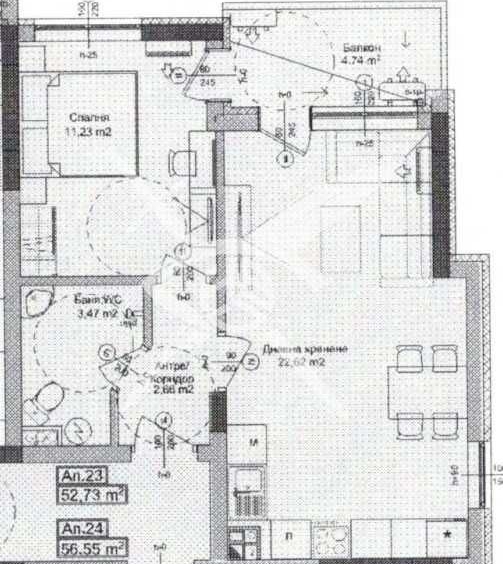 Двустаен апартамент в Айтос - 65 кв.м за 408 €/кв.м - Снимка #1