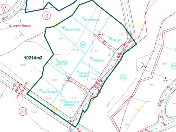 Парцел в София, Гео Милев - 10214 кв.м за 175 €/кв.м - Снимка #1