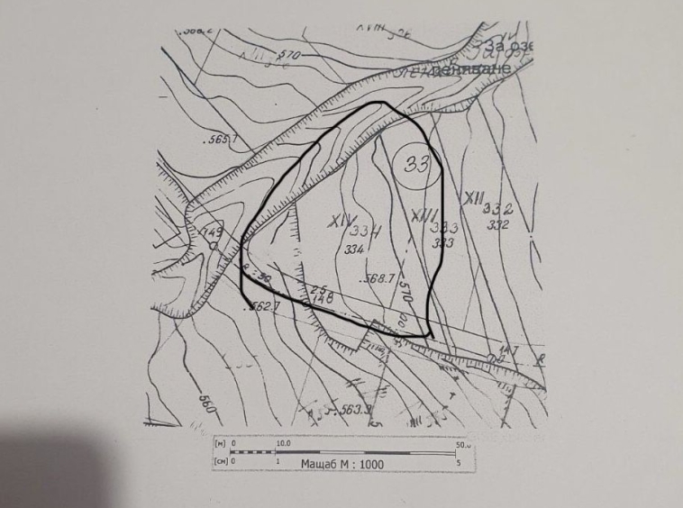 Парцел в с. Долно изворово, Област Стара Загора - 1000 кв.м за 33 €/кв.м - Снимка #1
