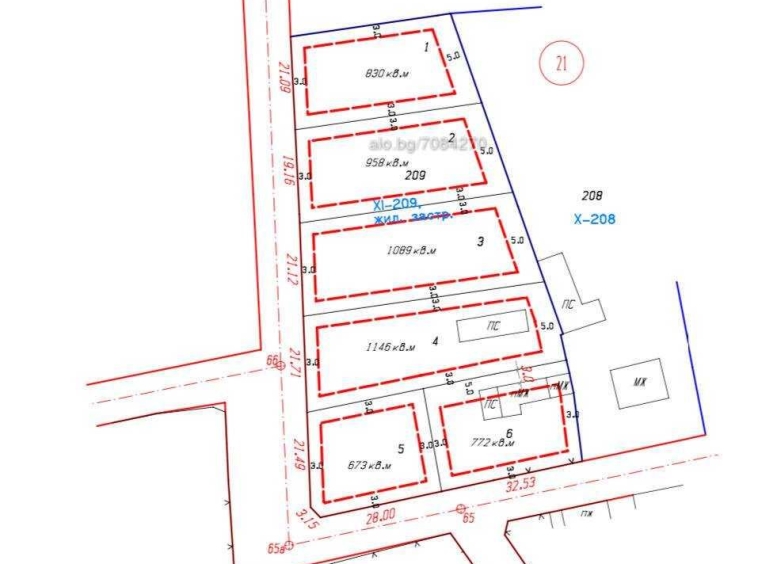 Парцел в с. Гранит, Област Стара Загора - 830 кв.м за 7 €/кв.м - Снимка #1