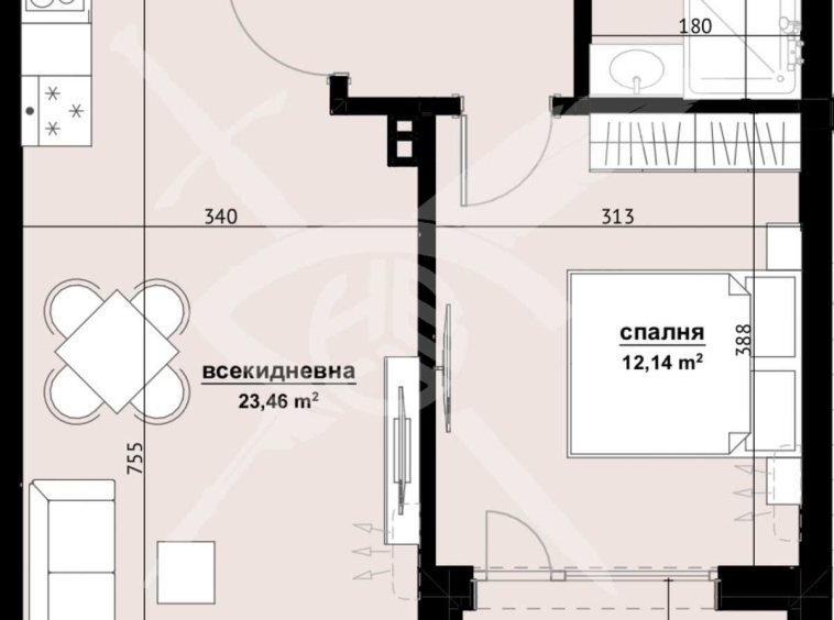 Двустаен апартамент в Бургас, Изгрев - 64 кв.м за 781 €/кв.м - Снимка #1
