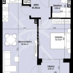 Двустаен апартамент в Бургас, Изгрев - 64 кв.м за 781 €/кв.м - Снимка #1