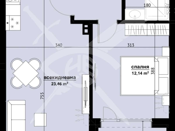 Двустаен апартамент в Бургас, Изгрев - 64 кв.м за 781 €/кв.м - Снимка #1