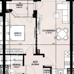 Двустаен апартамент в Бургас, Изгрев - 64 кв.м за 733 €/кв.м - Снимка #1