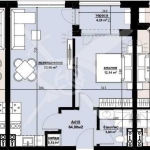 Двустаен апартамент в Бургас, Изгрев - 64 кв.м за 733 €/кв.м - Снимка #1