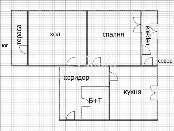 Двустаен апартамент в Шумен, Боян Българанов 2 - 62 кв.м за 510 €/кв.м - Снимка #1