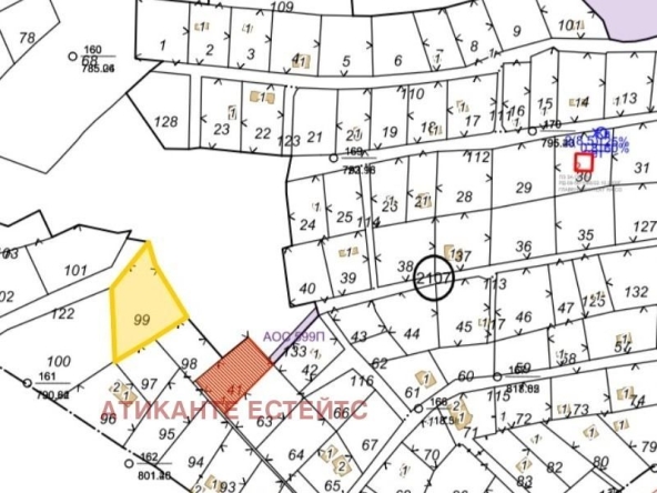 Парцел в Банкя - 1394 кв.м за 18 €/кв.м - Снимка #1