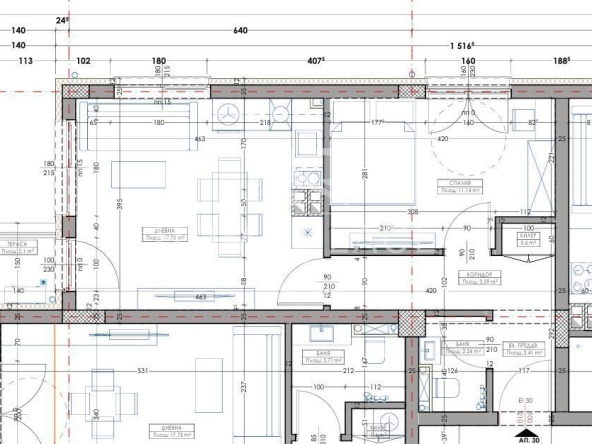 Двустаен апартамент в Варна, Кайсиева градина - 68 кв.м за 637 €/кв.м - Снимка #1