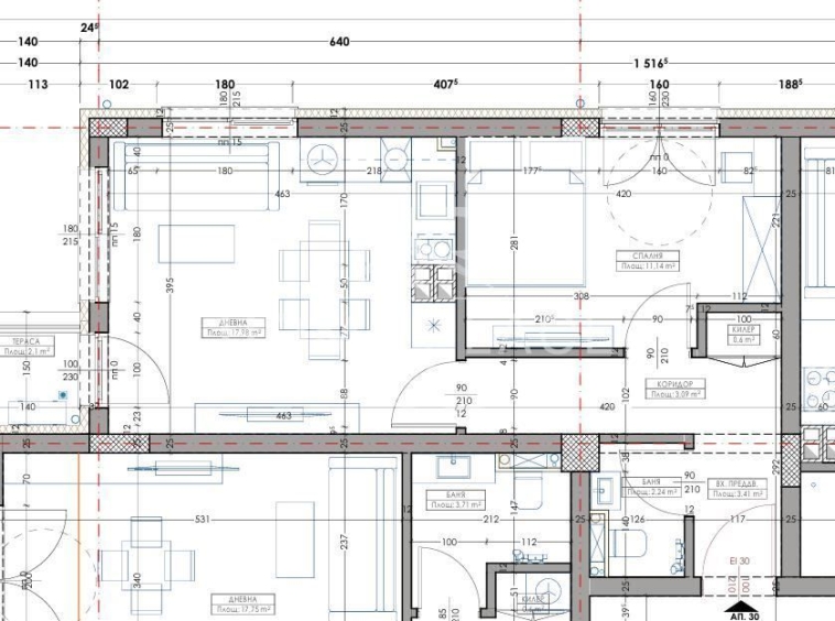 Двустаен апартамент в Варна, Кайсиева градина - 68 кв.м за 637 €/кв.м - Снимка #1