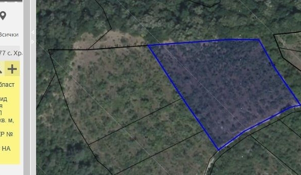 Парцел в с. Храбрино, Област Пловдив - 3677 кв.м за 5 €/кв.м - Снимка #1