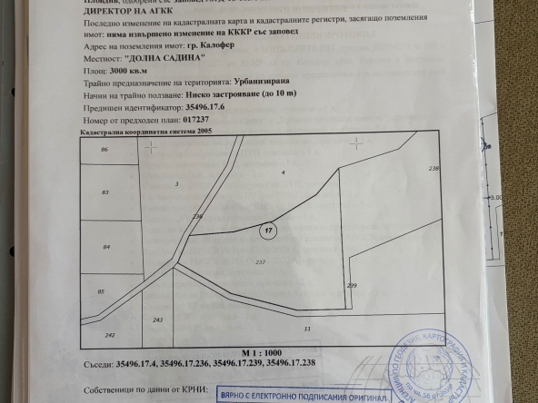 Парцел в Калофер - 3000 кв.м за 10 €/кв.м - Снимка #1