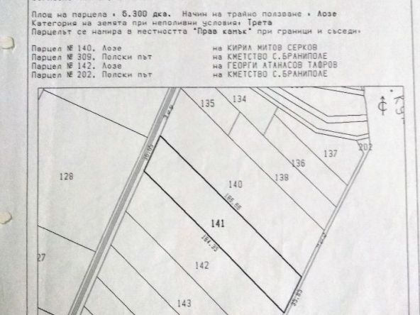 Земеделски имот в с. Браниполе, Област Пловдив -  кв.м за 15300 €/дка - Снимка #1