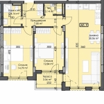 Тристаен апартамент в Пловдив, Тракия - 104 кв.м за 1279 €/кв.м - Снимка #1