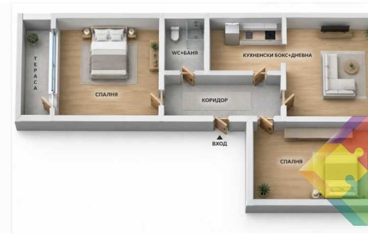 Тристаен апартамент в Варна, Спортна зала - 66 кв.м за 2546 €/кв.м - Снимка #1