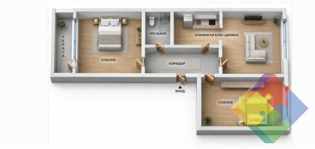 Тристаен апартамент в Варна, Спортна зала - 66 кв.м за 2546 €/кв.м - Снимка #1