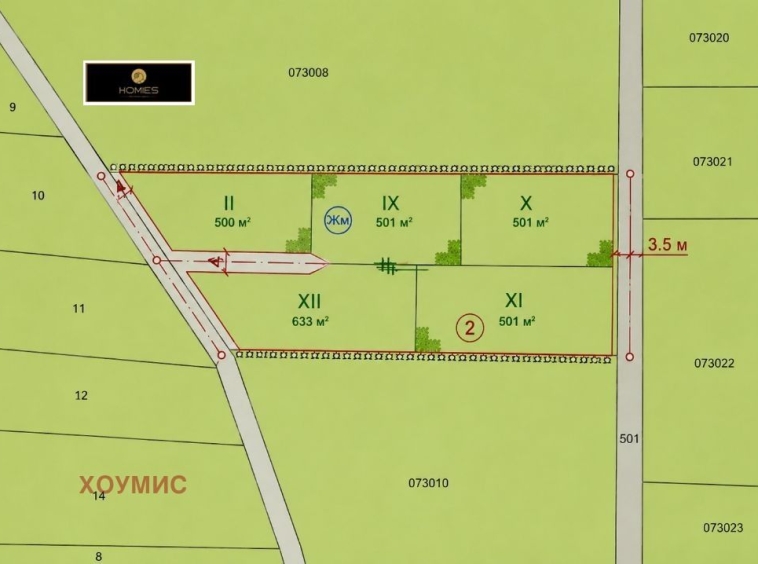 Парцел в с. Храбърско, Област София-област - 3000 кв.м за 85 €/кв.м - Снимка #1
