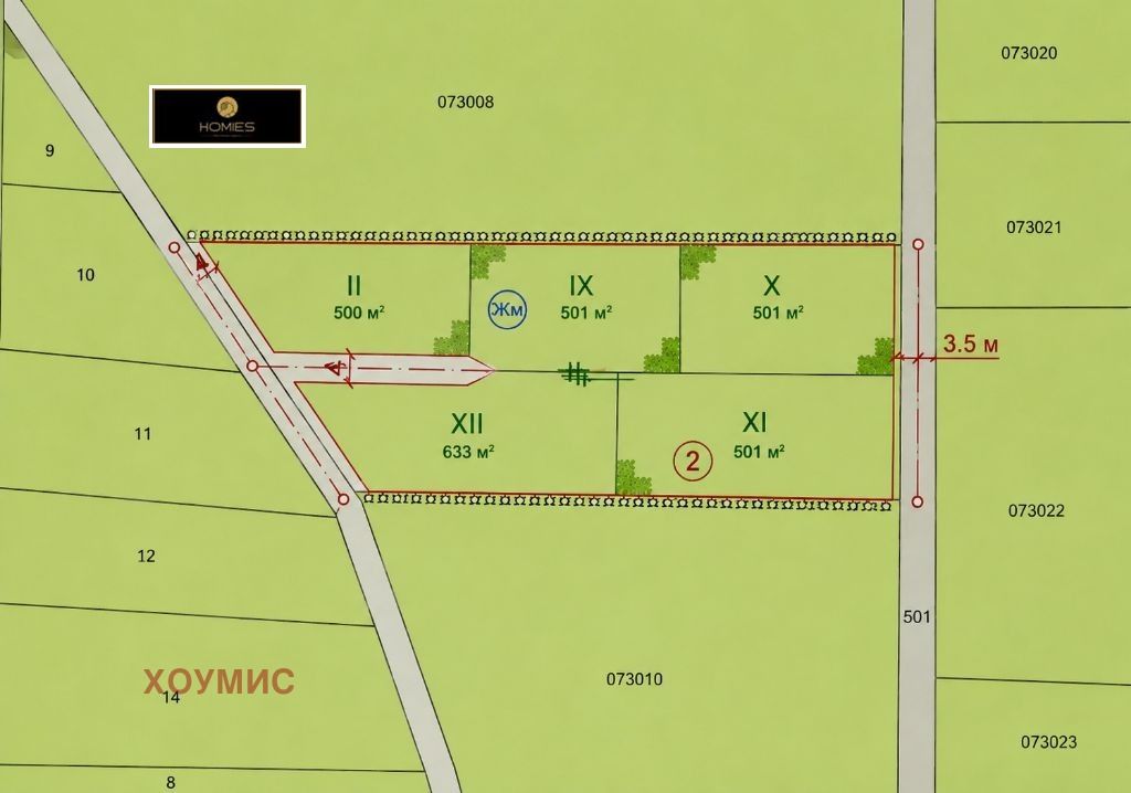 Парцел в с. Храбърско, Област София-област - 3000 кв.м за 85 €/кв.м - Снимка #1