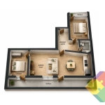 Тристаен апартамент в Варна, Генералите - 95 кв.м за 2372 €/кв.м - Снимка #1