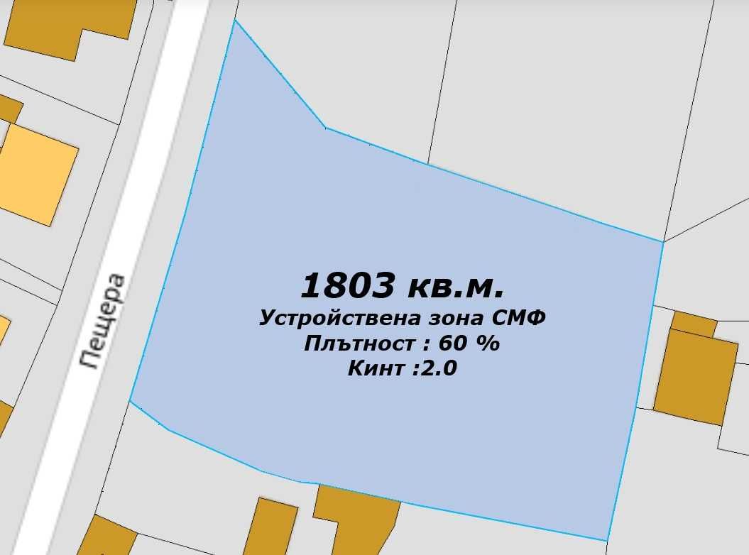 Парцел в Хасково, Хисаря - 1803 кв.м за 1 €/кв.м - Снимка #1