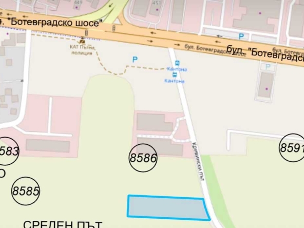Парцел в Перник, Изток - 5299 кв.м за 145 €/кв.м - Снимка #1