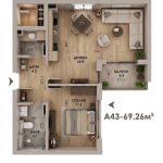 Двустаен апартамент в Варна, Виница - 69 кв.м за 1392 €/кв.м - Снимка #1