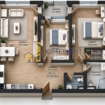 Тристаен апартамент в София, Дружба 2 - 108 кв.м за 2777 €/кв.м - Снимка #1