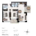 Тристаен апартамент в к.к. Св.Св. Константин и Елена - 119 кв.м за 2504 €/кв.м - Снимка #1