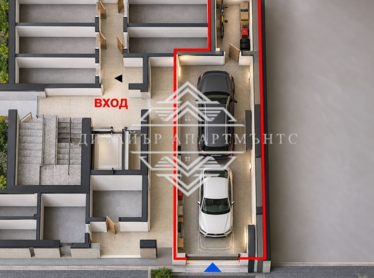 Гараж / Паркомясто в Бургас, Славейков - 30 кв.м за 1167 €/кв.м - Снимка #1
