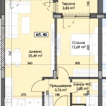 Двустаен апартамент в Пловдив, Тракия - 71 кв.м за 1170 €/кв.м - Снимка #1