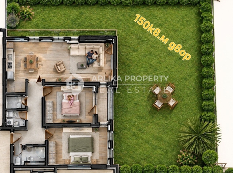 Тристаен апартамент в Свиленград - 96 кв.м за 1177 €/кв.м - Снимка #1