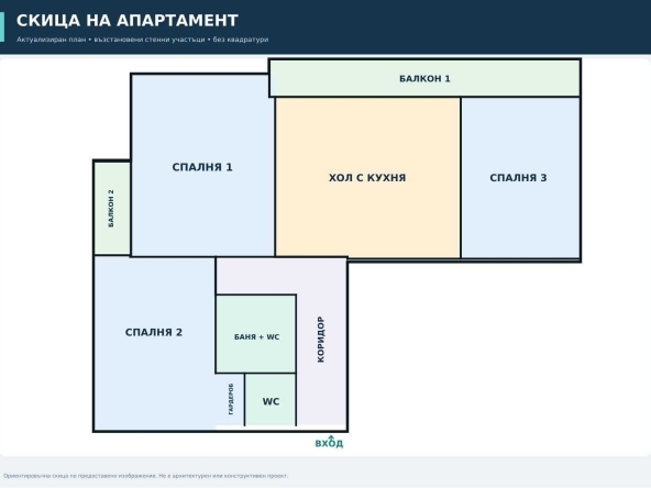Четиристаен апартамент в Силистра, Север - 95 кв.м за 1527 €/кв.м - Снимка #1