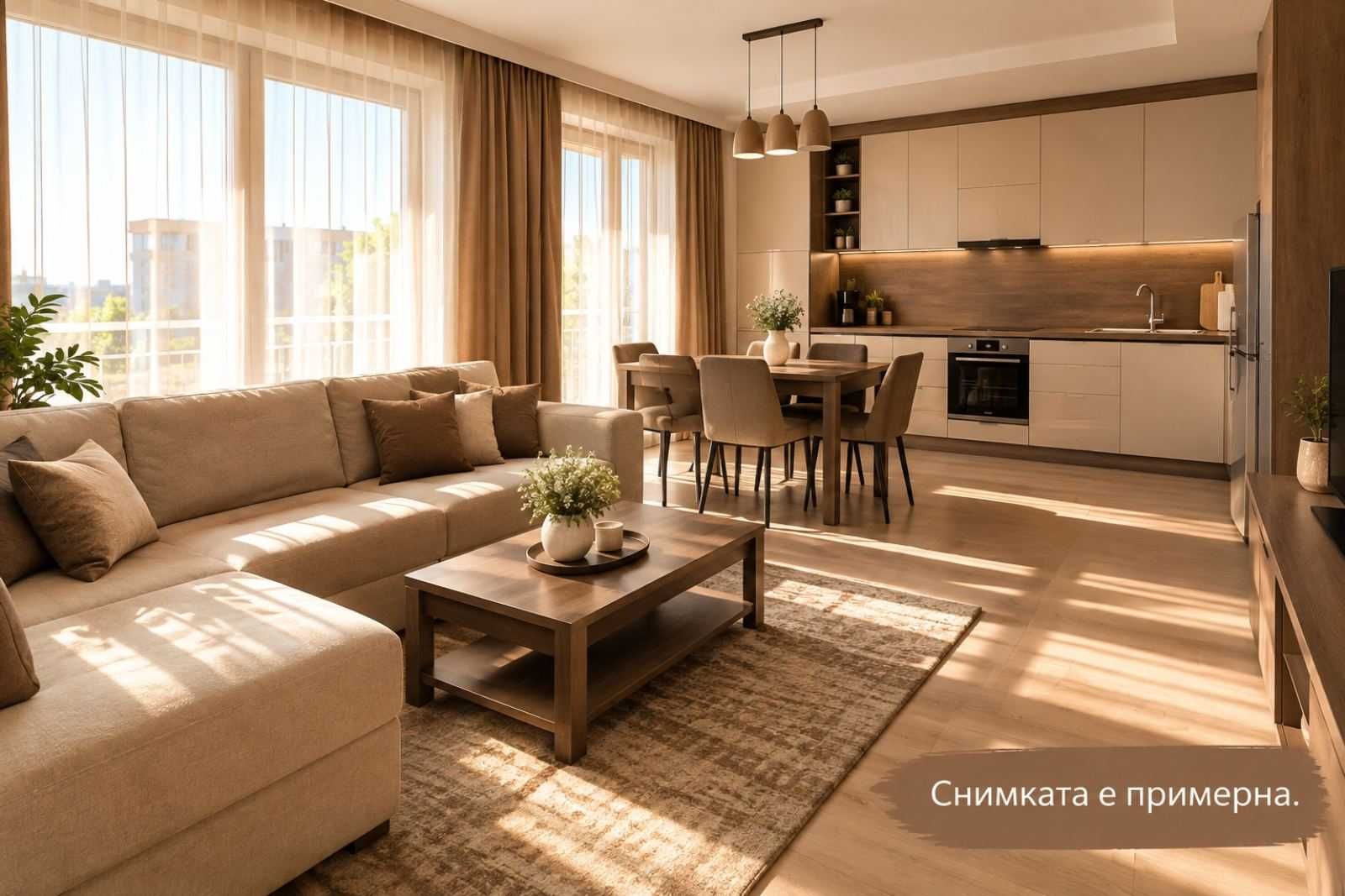 Тристаен апартамент в Казанлък - 90 кв.м за 1423 €/кв.м - Снимка #1