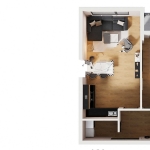 Двустаен апартамент в Пловдив, Прослав - 69 кв.м за 1218 €/кв.м - Снимка #1
