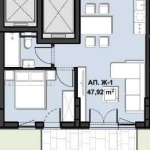 Двустаен апартамент в Пловдив, Тракия - 68 кв.м за 1450 €/кв.м - Снимка #1