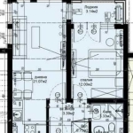 Двустаен апартамент в Пловдив, Христо Смирненски - 63 кв.м за 1182 €/кв.м - Снимка #1