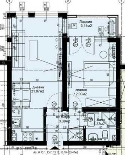 Двустаен апартамент в Пловдив, Христо Смирненски - 63 кв.м за 1182 €/кв.м - Снимка #1
