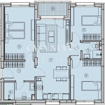 Четиристаен апартамент в Перник, Изток - 108 кв.м за 1349 €/кв.м - Снимка #1