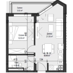 Двустаен апартамент в София, Банишора - 59 кв.м за 1967 €/кв.м - Снимка #1