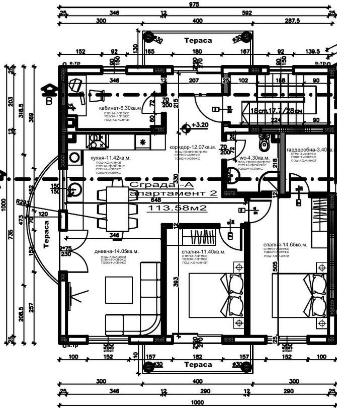 Четиристаен апартамент в с. Каменар, Област Бургас - 114 кв.м за 1018 €/кв.м - Снимка #1