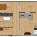 Двустаен апартамент в Търговище, Запад 1 - 48 кв.м за 1417 €/кв.м - Снимка #1