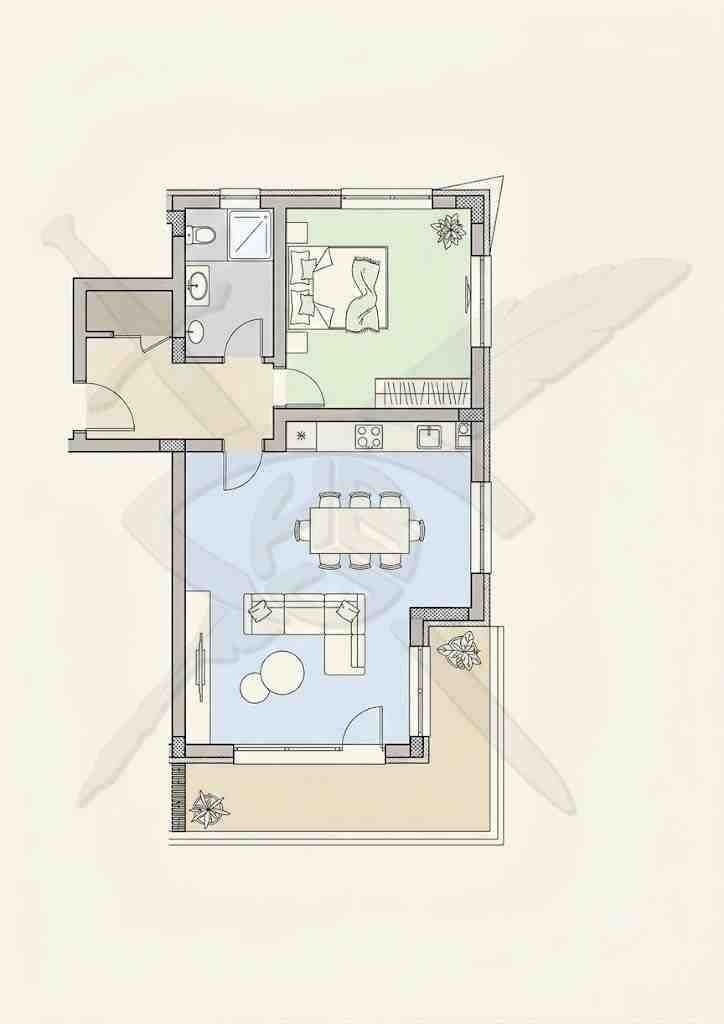 Двустаен апартамент в Бургас, Ветрен - 103 кв.м за 1651 €/кв.м - Снимка #1