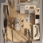 Едностаен апартамент в Варна, Галата - 47 кв.м за 1883 €/кв.м - Снимка #1