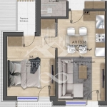 Двустаен апартамент в Велинград - 68 кв.м за 1100 €/кв.м - Снимка #1
