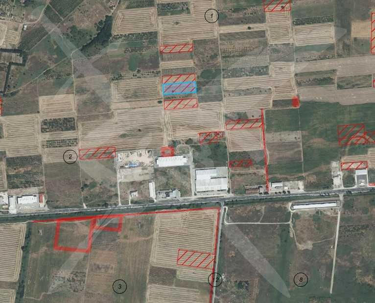 Парцел в Пловдив, Индустриална зона - Юг - 5002 кв.м за 70 €/кв.м - Снимка #1