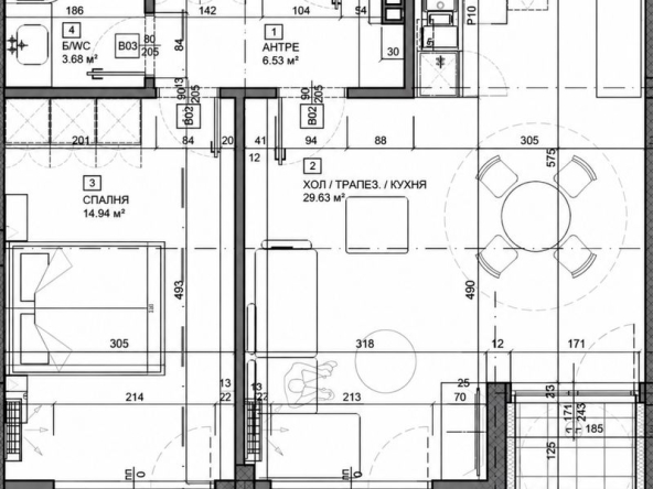 Двустаен апартамент в к.к. Св.Св. Константин и Елена - 75 кв.м за 1692 €/кв.м - Снимка #1