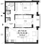 Тристаен апартамент в Пловдив, Гагарин - 86 кв.м за 995 €/кв.м - Снимка #1