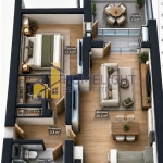 Двустаен апартамент в София, Дружба 2 - 69 кв.м за 2694 €/кв.м - Снимка #1